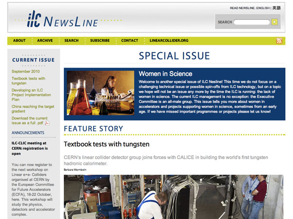 ILC Newsline